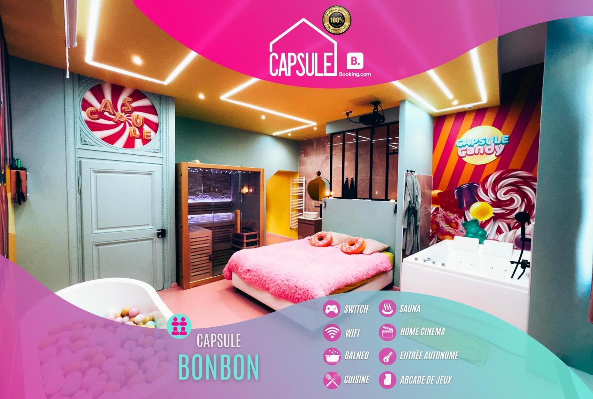 Capsule Bonbon - Balneo - Sauna - Billard - Nintendo Switch 杜埃 外观 照片